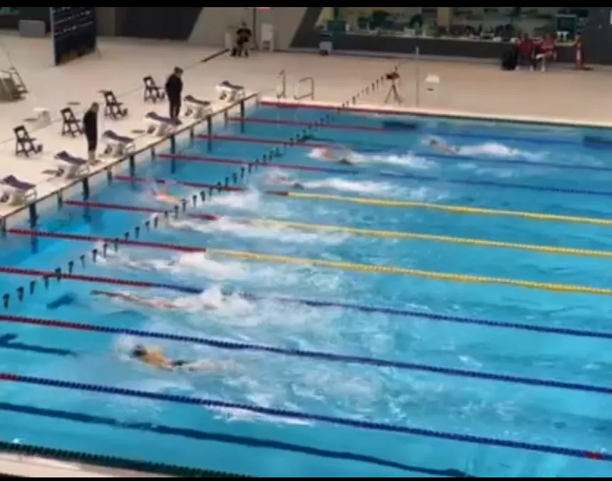 Competitive swimmer
